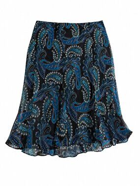 East 5th Vintage Y2K Paisley Chiffon Midi Skirt Plus Size 2X- CCO price drop